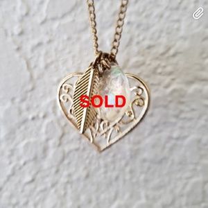 💲Long chain heart necklace